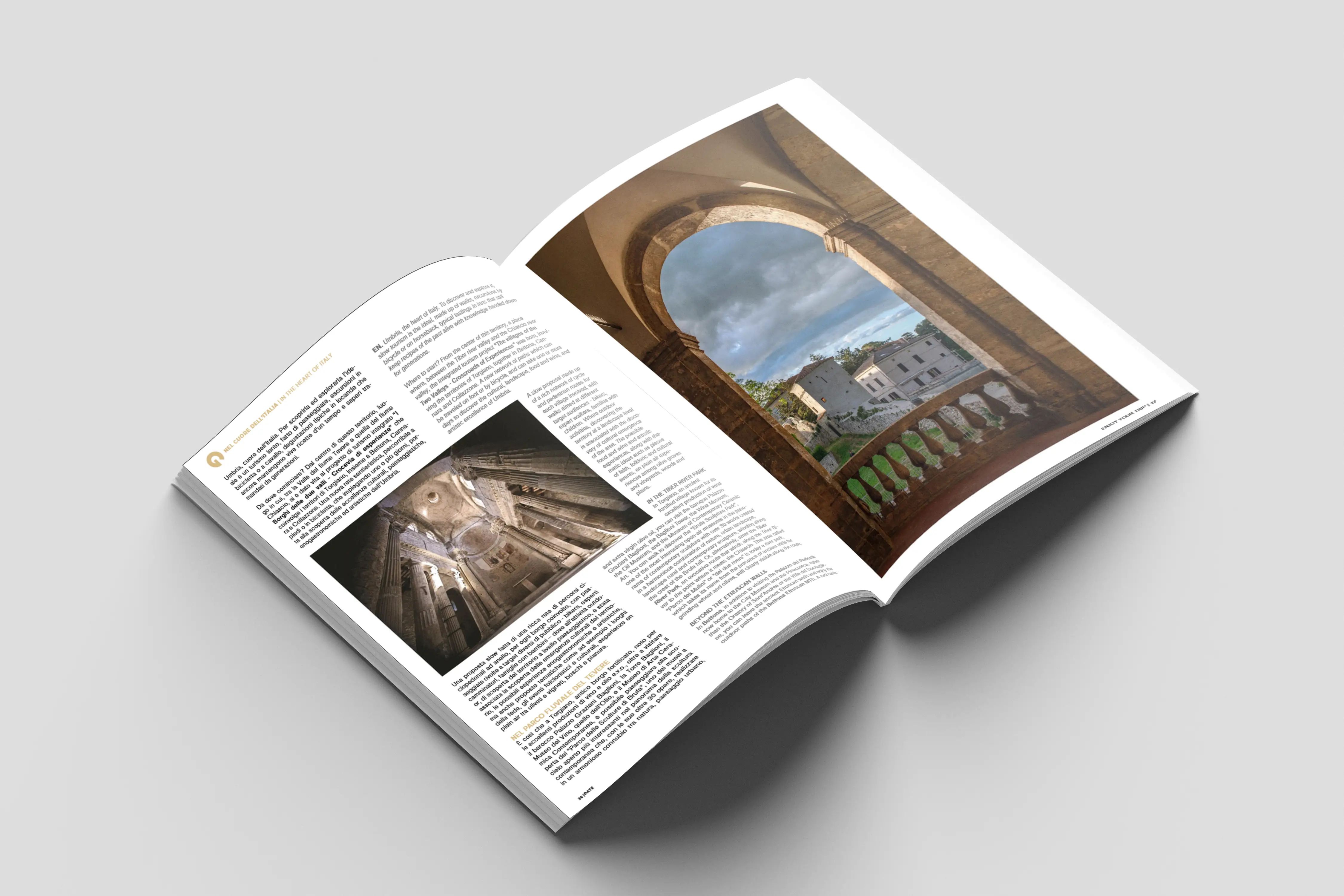 Inside Gate Magazine featuring an illustration by Sakina Zeghloul